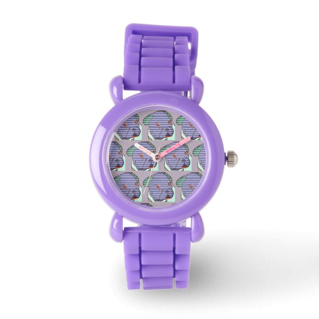 Französische Bulldoggen Comic French Bulldog Armbandsur (Framsida)