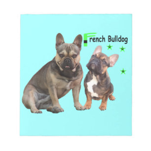 Französische Bulldoggen Notizblock Anteckningsblock
