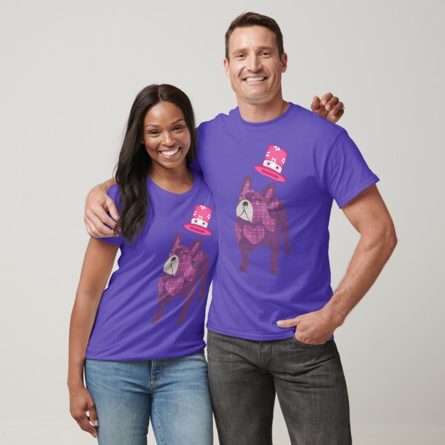 französische Bulldoggen Shirt T (Unisex)