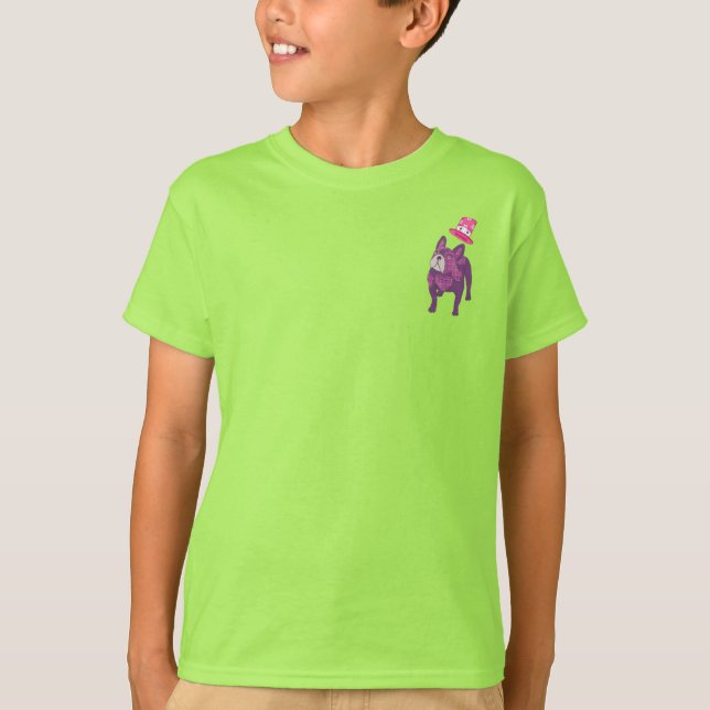 französische Bulldoggen Shirt T (Framsida)
