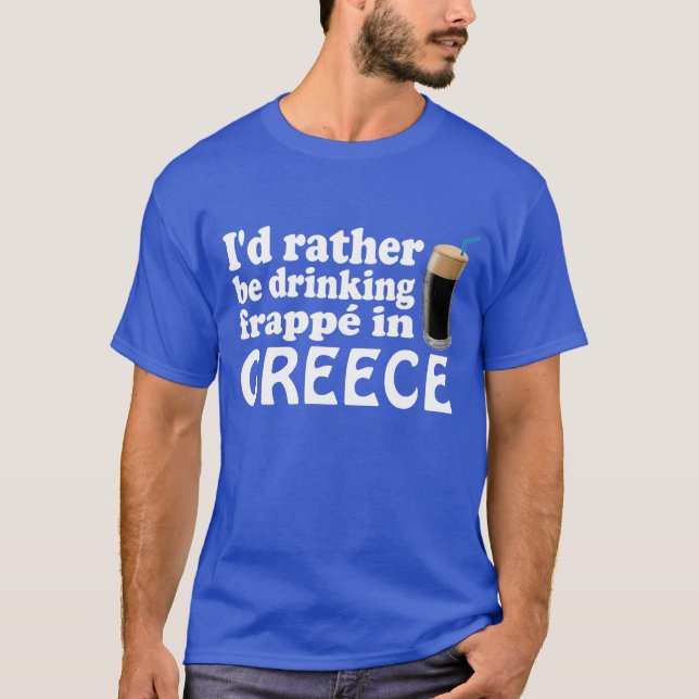 Frappé i Grekland Tröja (Framsida)