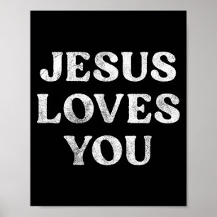 Frasen Jesus Älskar Dig På En  Poster