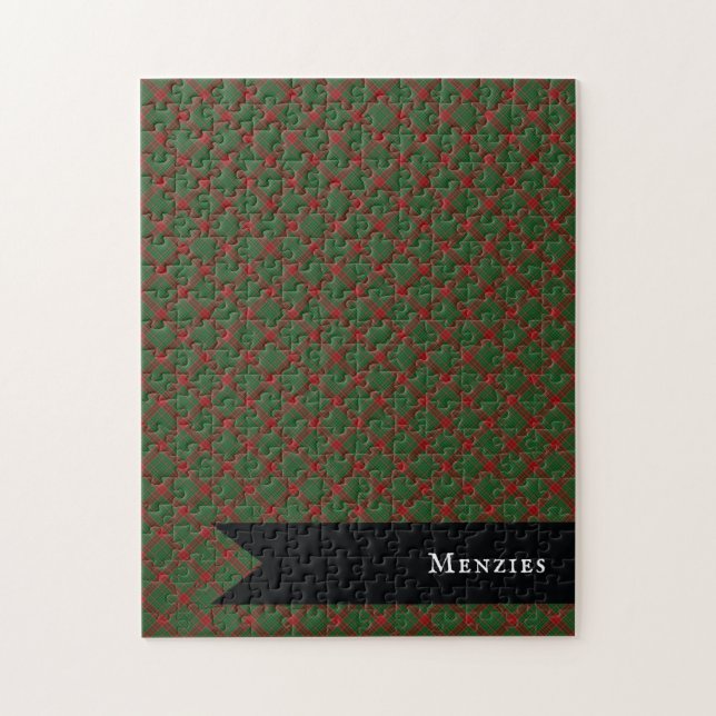 Fraser av kastläder Tartan Play Mönster Pussel (Vertikal)