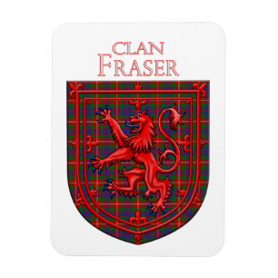 Fraser av Lovat Tartan Scottish Play Magnet