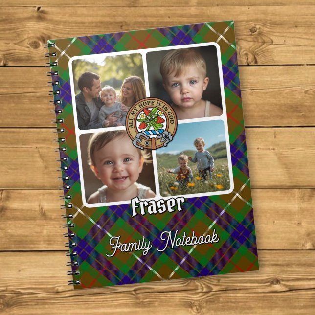 Fraser Familjefotokollage Anteckningsbok (Skapare uppladdad)