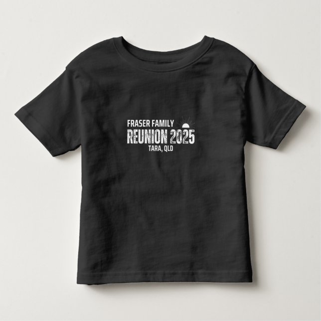 Fraser Family Reunion 2025 Design 13 ToddlerTShirt T Shirt (Framsida)