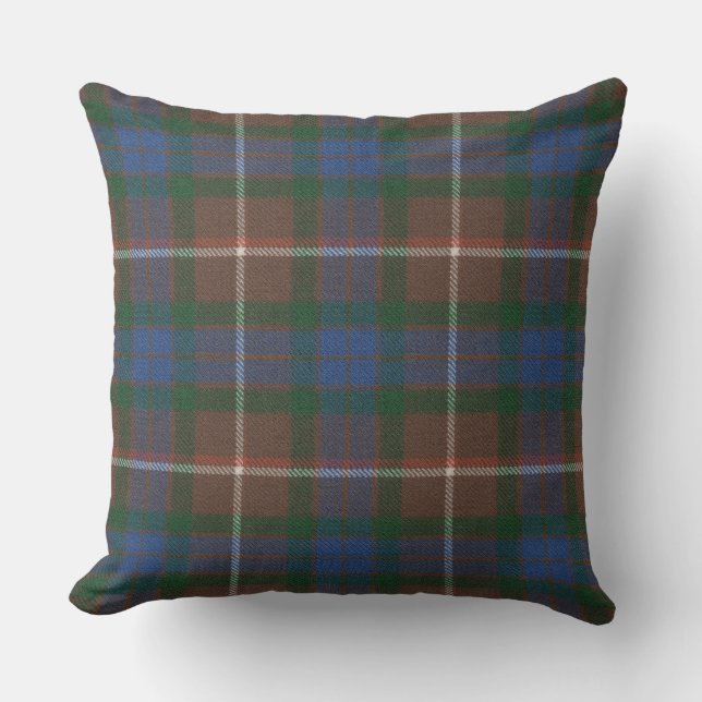 Fraser Hunting Ancient Original Scottish Tartan Kudde (Framsida)