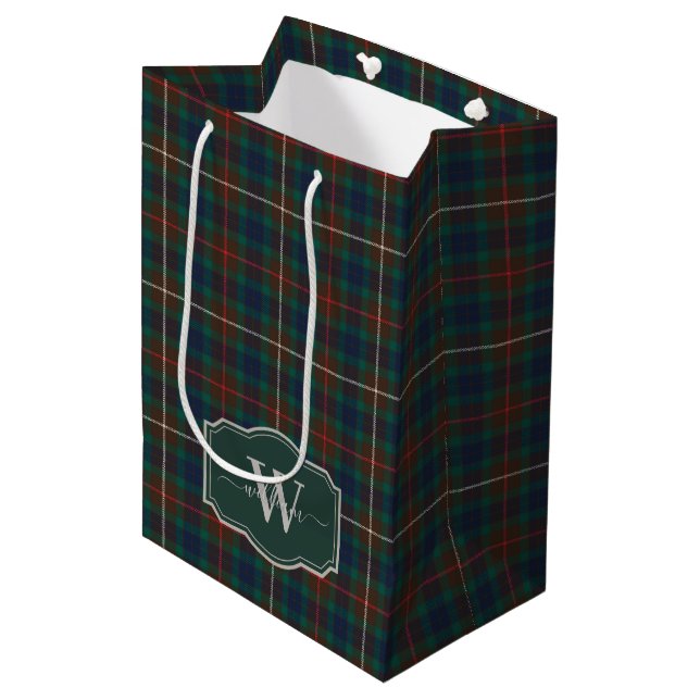 Fraser Hunting Tartan Skotsk Klanslakan (Framsidan Vinklad)
