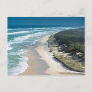 Fraser Island 75 sjömil från stranden. Australien Vykort