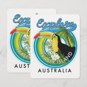 Fraser Island Australia Exploration logotyp