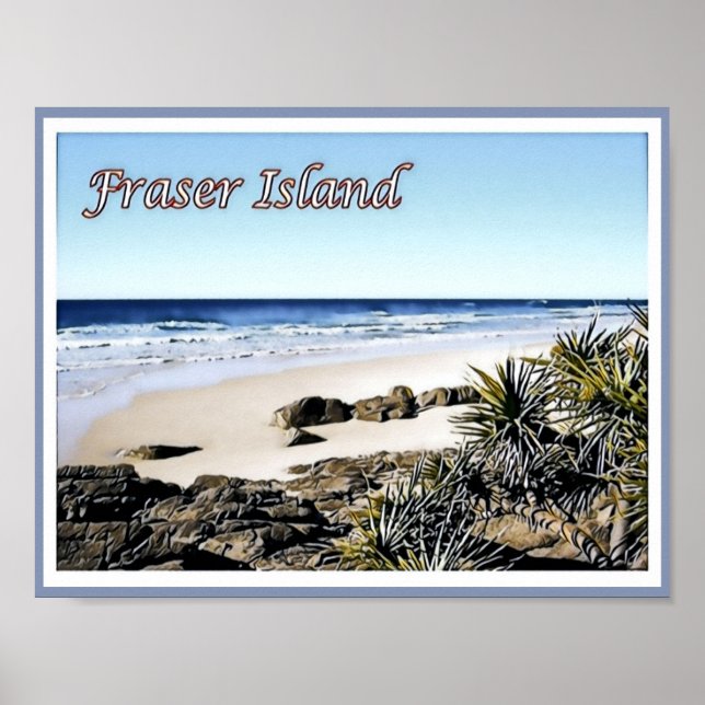 Fraser Island - Australien - Poster (Framsidan)