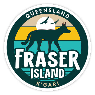 Fraser Island, Queensland Australia Sticker Klistermärken