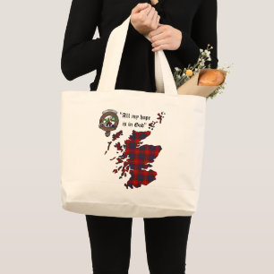 Fraser Klan Badge Jumbo Tote Tygkasse