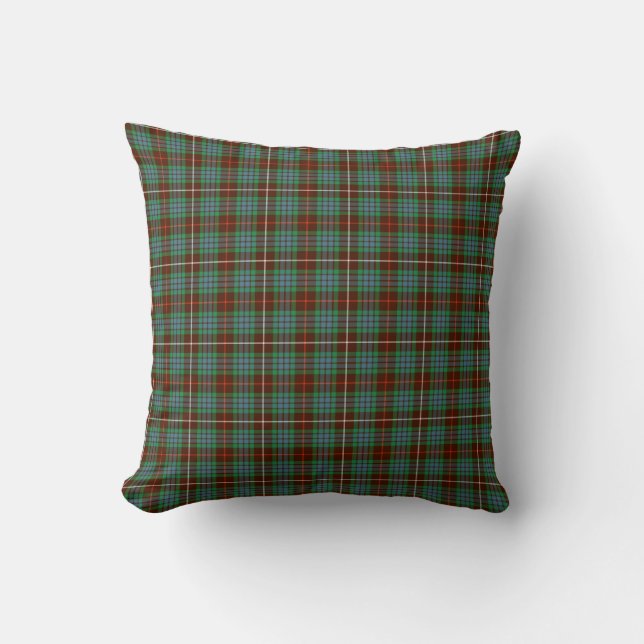 Fraser Klan Hunting Tartan Kudde (Framsida)
