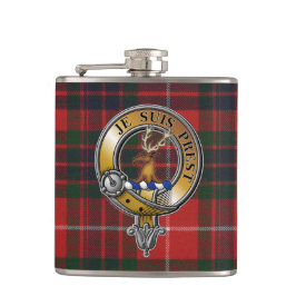 Fraser Lovat Tartan & Badge Fickplunta