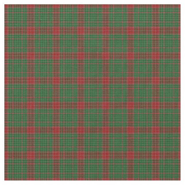 Fraser of Castle Leathers Tartan Rutmönster Tyg (Närbild)