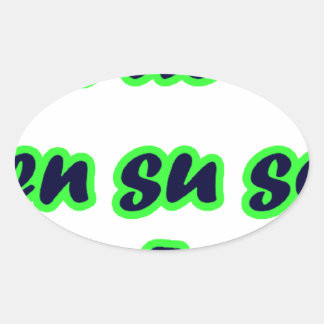 Fraser original 14.09 ovalt klistermärke