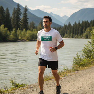 Fraser River Highway Sign British Columbia Kanada T Shirt