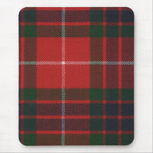 Fraser röd modern Tartan Mousepad Musmatta