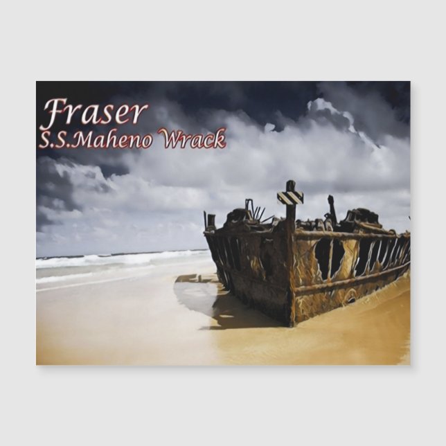 Fraser - S.S.Maheno Wrack - Australien - (Framsida)