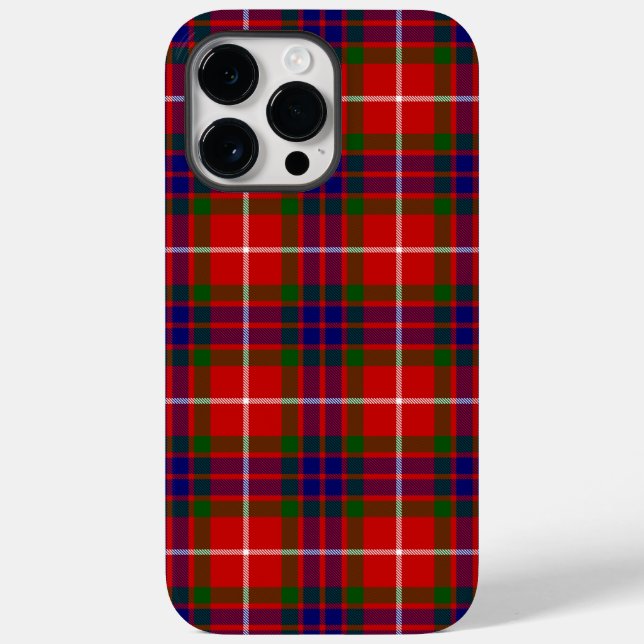 Fraser tartan Red grönt blue lila plaid (Baksida)
