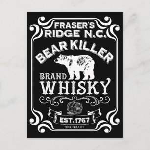 Fraser's Ridge Whisky Vykort