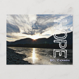 Frasfloden i Hope British Columbia Vykort