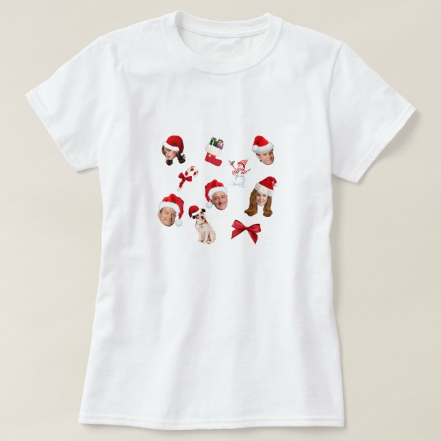 frasier christmas pattern t shirt (Design framsida)