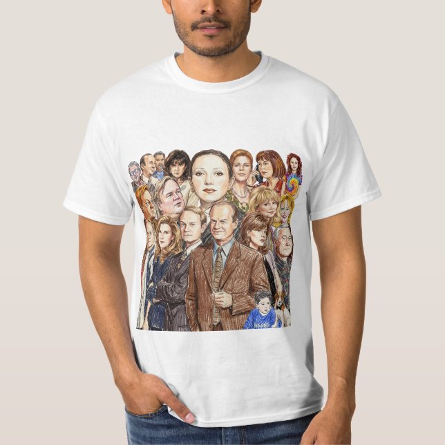 Frasier - Collage T Shirt (Framsida)