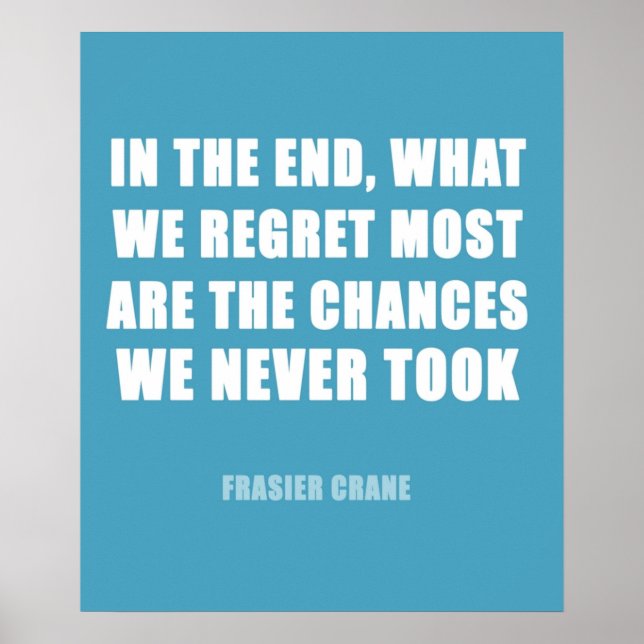 Frasier crane-citat poster (Framsidan)