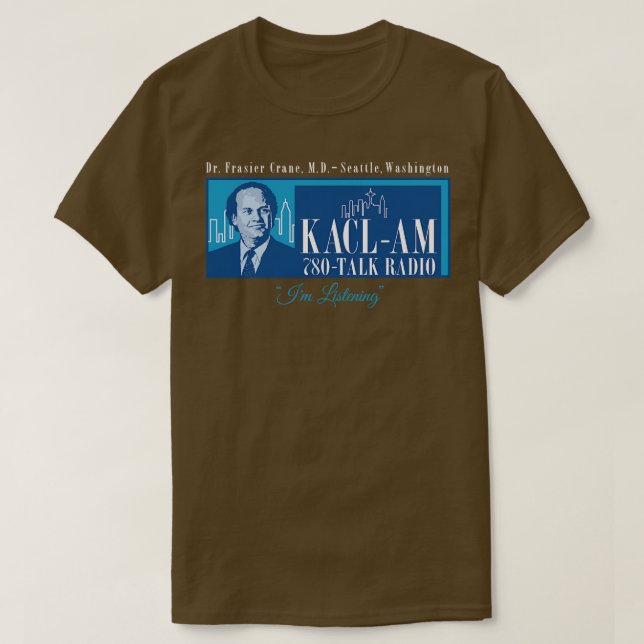 Frasier Crane KACL radio station T Shirt (Design framsida)