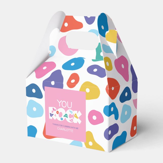 Frästgårdar för färgade klättringsfoter i Sten Presentaskar (Framsidan Sidan)