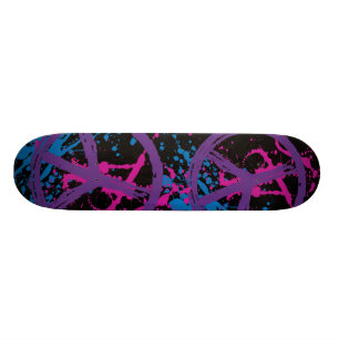 FRÄTSKJUTNA FREDSTECKEN MINI SKATEBOARD BRÄDA 18,7 CM
