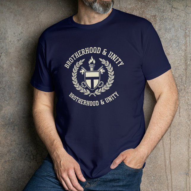 Frattbroderskap - Unity Classic Vapensköld Design T Shirt (Skapare uppladdad)