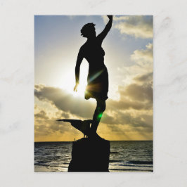 Frau in der Sonne Vykort