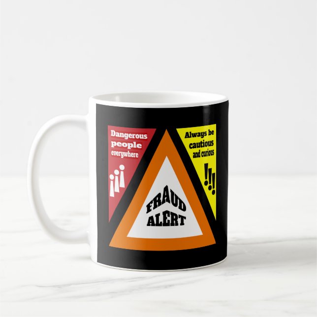 Fraud Alert Kaffemugg (Vänster)