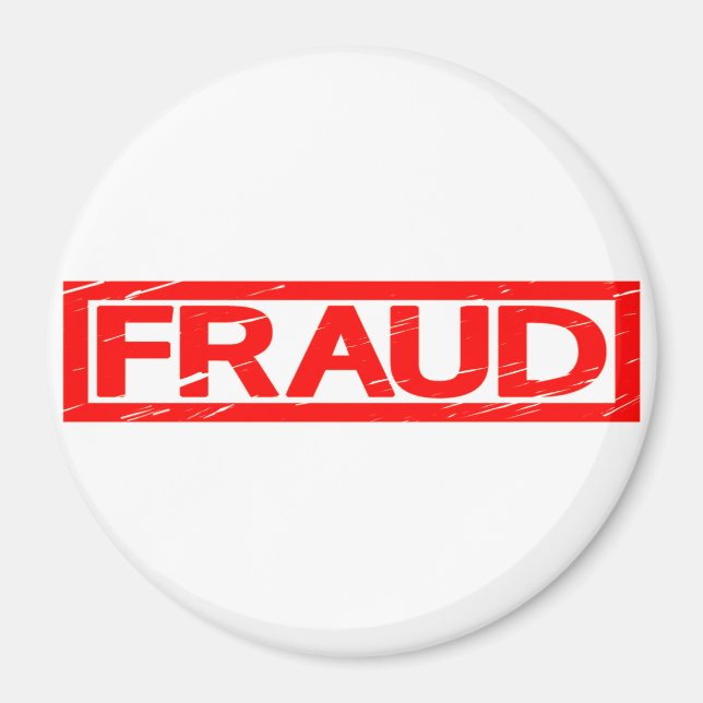 Fraud Frimärke Magnet (Framsidan)