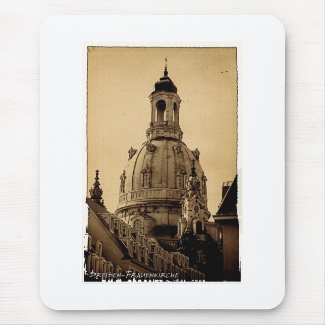 Frauenkirche Dresden - Vintage Musmatta (Framsidan)
