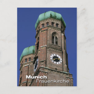 Frauenkirche i München, Bayern Vykort