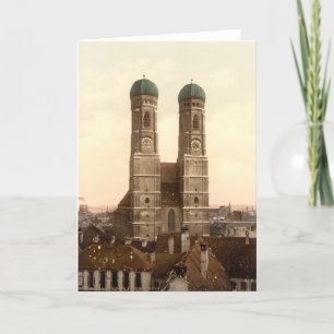 Frauenkirche, München, Bayern, Tyskland Kort