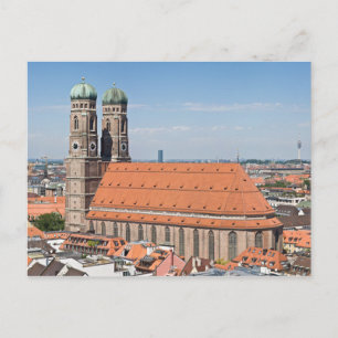 Frauenkirche München från Peterskirche Vykort