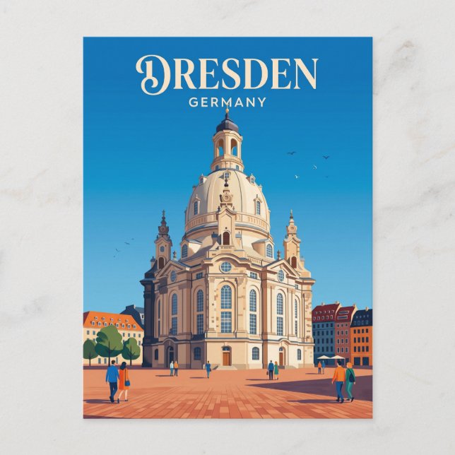 Frauenkirche Tyskland Vykort (Framsida)
