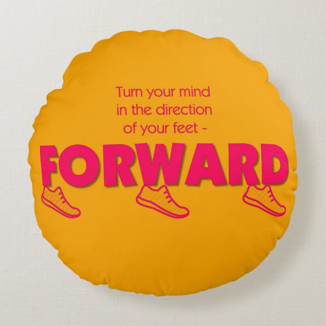 FRAWWARD-samling Rund Kudde (Framsidan)