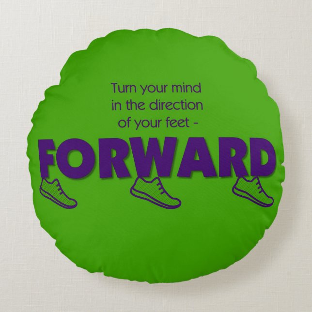 FRAWWARD-samling Rund Kudde (Framsidan)