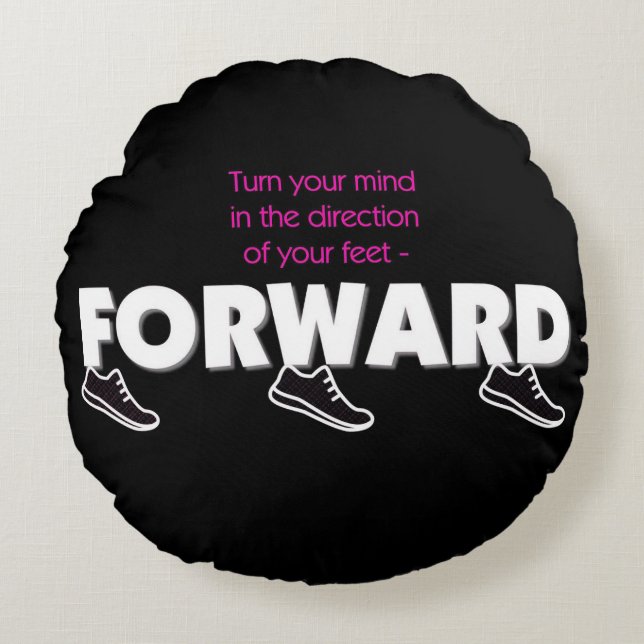 FRAWWARD-samling Rund Kudde (Framsidan)