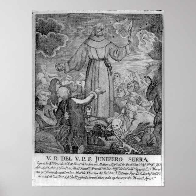 Fray Junipero Serra Poster (Framsidan)
