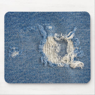 Frayed Blue Denim Musmatta