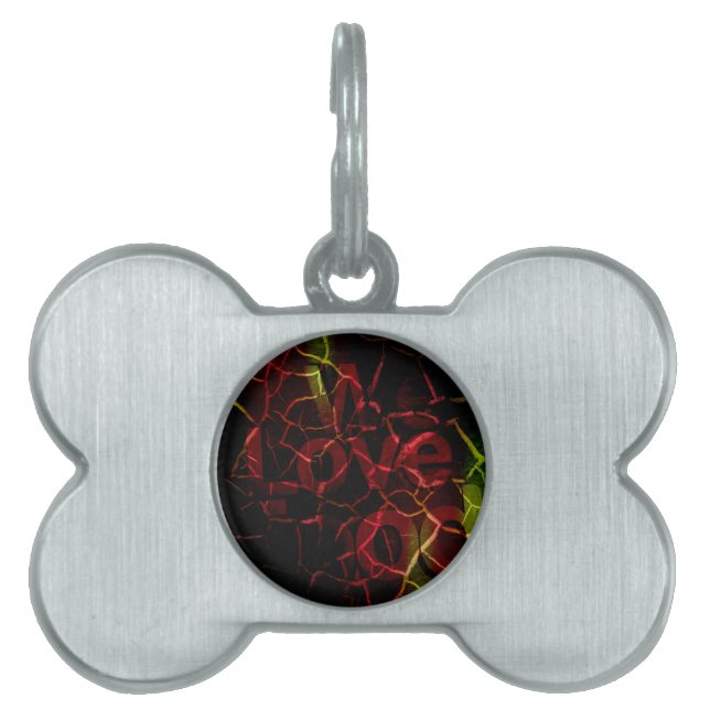 Frayed Kant, Strong Heart: Onedbrytbart Kärlek ID-bricka Husdjur (Framsidan)