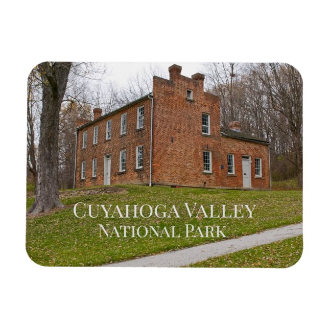 Frazee House, Cuyahoga Valley National Park, Ohio Magnet (Horisontell)