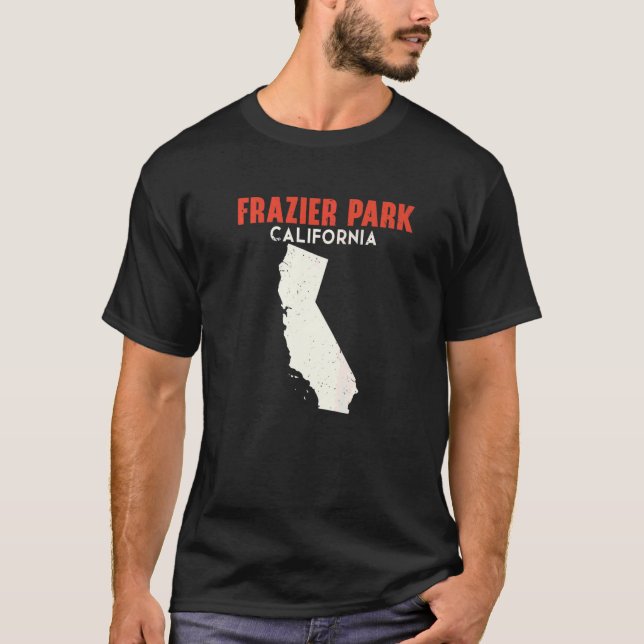Frazier Park California USA State America Travel C T Shirt (Framsida)